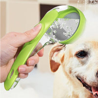 Cepillo perros con dispensador de champú